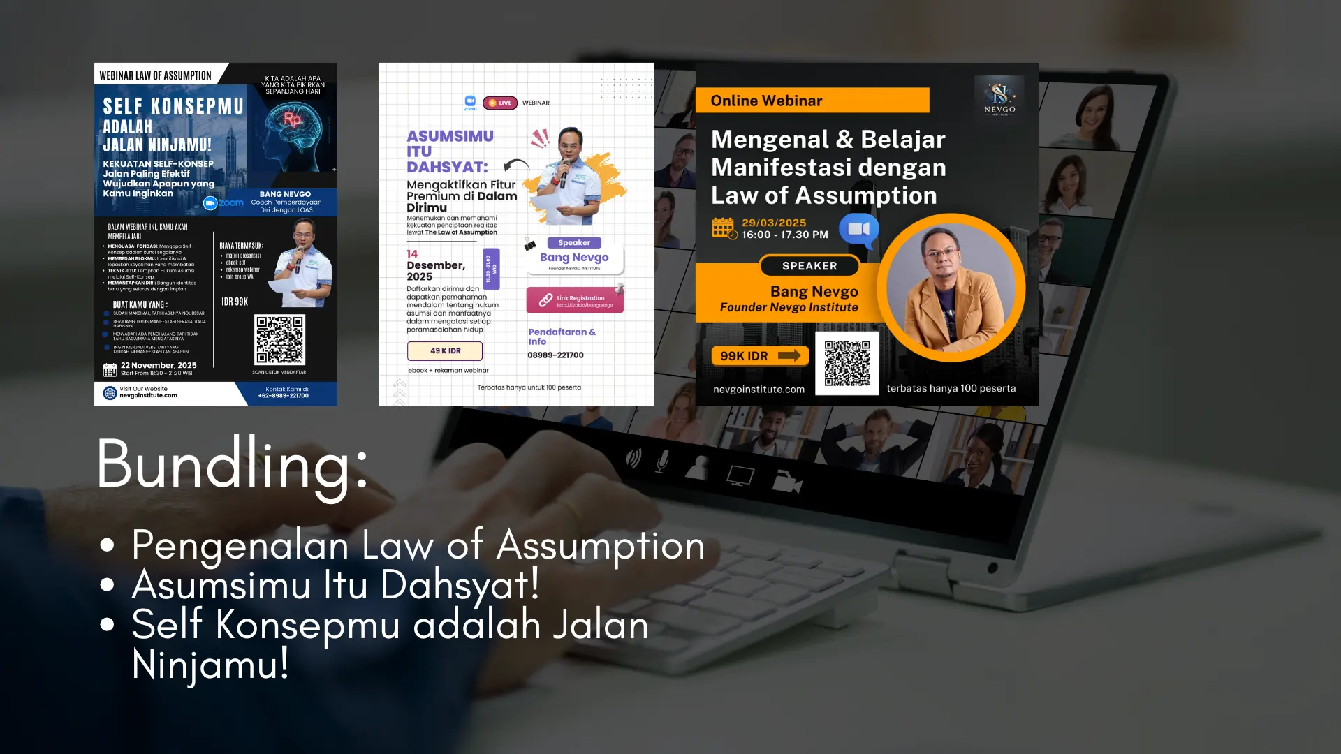 REKAMAN KUMPULAN WEBINAR #1 (3 Topik – Durasi 9 jam)